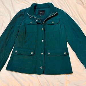 🌲 NWT Talbots Forest Green Quilted Jacket - XS 🌲